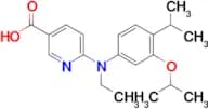 6-(Ethyl(3-isopropoxy-4-isopropylphenyl)amino)nicotinic acid