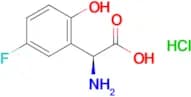 (S)-2-Amino-2-(5-fluoro-2-hydroxyphenyl)acetic acid hydrochloride