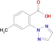 4-Methyl-2-(2H-1,2,3-triazol-2-yl)benzoic acid