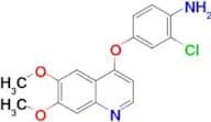 2-Chloro-4-((6,7-dimethoxyquinolin-4-yl)oxy)aniline
