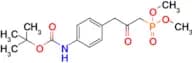 Tert-butyl (4-(3-(dimethoxyphosphoryl)-2-oxopropyl)phenyl)carbamate