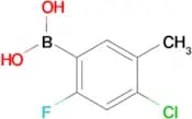 (4-Chloro-2-fluoro-5-methylphenyl)boronic acid