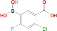 5-Borono-2-chloro-4-fluorobenzoic acid