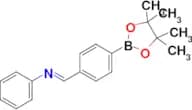 (E)-N-Phenyl-1-(4-(4,4,5,5-tetramethyl-1,3,2-dioxaborolan-2-yl)phenyl)methanimine