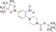 Tert-butyl 4-(2-nitro-4-(4,4,5,5-tetramethyl-1,3,2-dioxaborolan-2-yl)phenyl)piperazine-1-carboxyla…