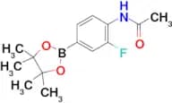 N-(2-Fluoro-4-(4,4,5,5-tetramethyl-1,3,2-dioxaborolan-2-yl)phenyl)acetamide
