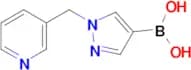 (1-(Pyridin-3-ylmethyl)-1H-pyrazol-4-yl)boronic acid