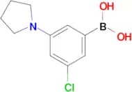 (3-Chloro-5-(pyrrolidin-1-yl)phenyl)boronic acid