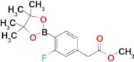 Methyl 2-(3-fluoro-4-(4,4,5,5-tetramethyl-1,3,2-dioxaborolan-2-yl)phenyl)acetate