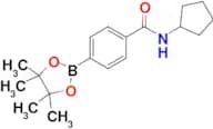 n-Cyclopentyl-4-(4,4,5,5-tetramethyl-1,3,2-dioxaborolan-2-yl)benzamide
