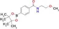 n-(2-Methoxyethyl)-4-(4,4,5,5-tetramethyl-1,3,2-dioxaborolan-2-yl)benzamide