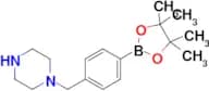 1-(4-(4,4,5,5-Tetramethyl-1,3,2-dioxaborolan-2-yl)benzyl)piperazine