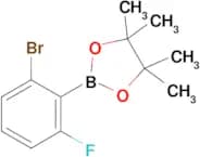 2-(2-Bromo-6-fluorophenyl)-4,4,5,5-tetramethyl-1,3,2-dioxaborolane