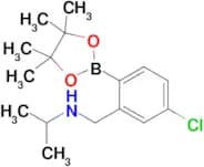 N-(5-Chloro-2-(4,4,5,5-tetramethyl-1,3,2-dioxaborolan-2-yl)benzyl)propan-2-amine
