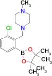 1-(2-Chloro-6-(4,4,5,5-tetramethyl-1,3,2-dioxaborolan-2-yl)benzyl)-4-methylpiperazine