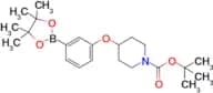 tert-Butyl 4-(3-(4,4,5,5-tetramethyl-1,3,2-dioxaborolan-2-yl)phenoxy)piperidine-1-carboxylate