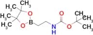 tert-Butyl (2-(4,4,5,5-tetramethyl-1,3,2-dioxaborolan-2-yl)ethyl)carbamate