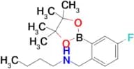 N-(4-Fluoro-2-(4,4,5,5-tetramethyl-1,3,2-dioxaborolan-2-yl)benzyl)butan-1-amine