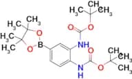 [2-tert-Butoxycarbonylamino-4-(4,4,5,5-tetramethyl-[1,3,2]dioxaborolan-2-yl)-phenyl]-carbamic acid…