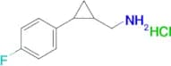 (2-(4-Fluorophenyl)cyclopropyl)methanamine hydrochloride