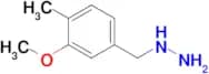 (3-Methoxy-4-methylbenzyl)hydrazine