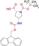 (2R,4R)-4-((((9h-Fluoren-9-yl)methoxy)carbonyl)amino)-1-(tert-butoxycarbonyl)pyrrolidine-2-carboxy…