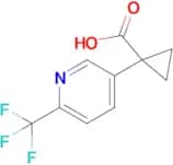 1-(6-(Trifluoromethyl)pyridin-3-yl)cyclopropane-1-carboxylic acid