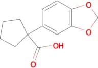 1-(Benzo[d][1,3]dioxol-5-yl)cyclopentane-1-carboxylic acid