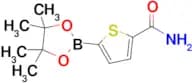 5-(4,4,5,5-Tetramethyl-1,3,2-dioxaborolan-2-yl)thiophene-2-carboxamide