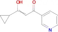 3-cyclopropyl-3-hydroxy-1-(pyridin-3-yl)prop-2-en-1-one