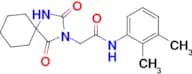 n-(2,3-Dimethylphenyl)-2-(2,4-dioxo-1,3-diazaspiro[4.5]decan-3-yl)acetamide