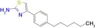 4-(4-hexylphenyl)-1,3-thiazol-2-amine