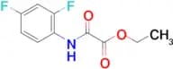 Ethyl 2-((2,4-difluorophenyl)amino)-2-oxoacetate