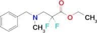Ethyl 3-(benzyl(methyl)amino)-2,2-difluoropropanoate