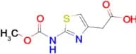 2-(2-((Methoxycarbonyl)amino)thiazol-4-yl)acetic acid