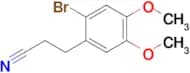 3-(2-Bromo-4,5-dimethoxyphenyl)propanenitrile