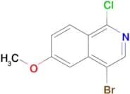 4-Bromo-1-chloro-6-methoxyisoquinoline