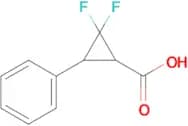 2,2-Difluoro-3-phenylcyclopropane-1-carboxylic acid