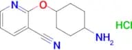 2-((4-Aminocyclohexyl)oxy)nicotinonitrile hydrochloride