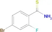4-Bromo-2-fluorobenzothioamide