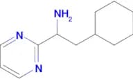 2-Cyclohexyl-1-(pyrimidin-2-yl)ethan-1-amine