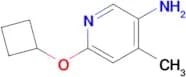 6-Cyclobutoxy-4-methylpyridin-3-amine