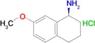 (1s)-7-Methoxy-1,2,3,4-tetrahydronaphthalen-1-amine hydrochloride