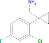 [1-(2-chloro-4-fluorophenyl)cyclopropyl]methanamine