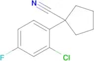 1-(2-Chloro-4-fluorophenyl)cyclopentane-1-carbonitrile