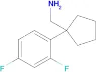 [1-(2,4-difluorophenyl)cyclopentyl]methanamine