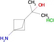 2-(3-Amino-1-bicyclo[1.1.1]pentanyl)propan-2-ol;hydrochloride