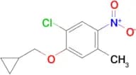 1-Chloro-2-(cyclopropylmethoxy)-4-methyl-5-nitro-benzene