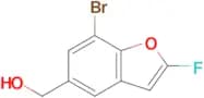 (7-Bromo-2-fluoro-benzofuran-5-yl)methanol