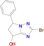 2-Bromo-5-phenyl-6,7-dihydro-5h-pyrrolo[1,2-b][1,2,4]triazol-7-ol